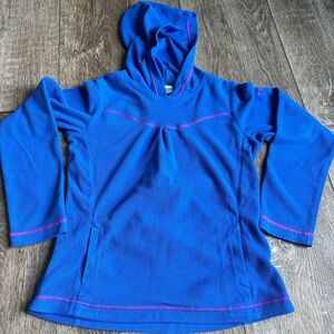 Columbia Fleece Pullover Hoodie Girls Medium